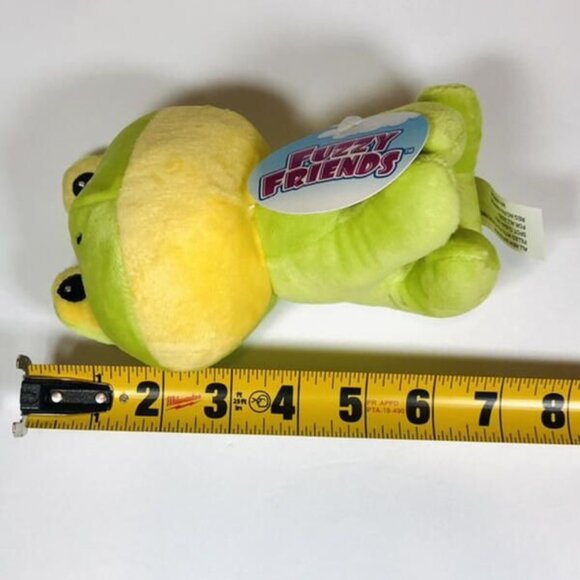 New Lot of 4 Fuzzy Friends Plush Stuffed Animal Toy Elephant Frog Dog Giraffe - Picture 4 of 8